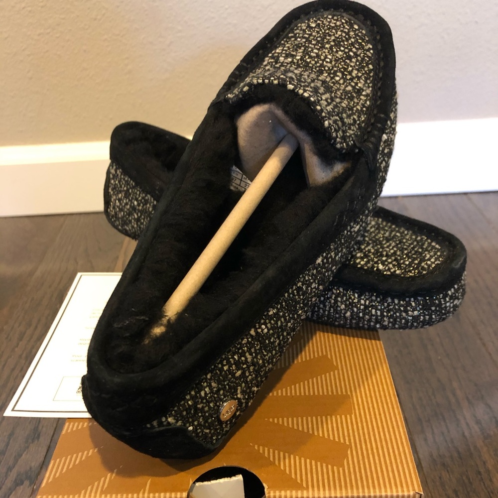 SALE Ugg women's Ansley Fancy black sz 6 NEW